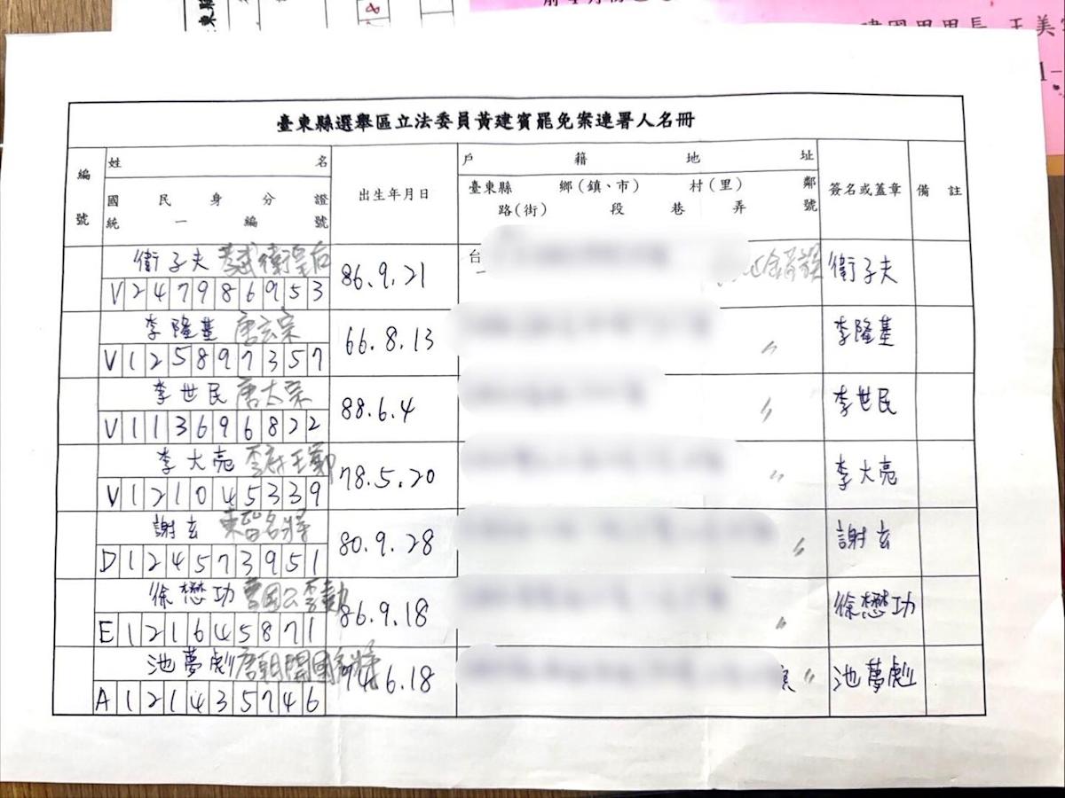 「古人簽連署」罷團怒控遭騷擾