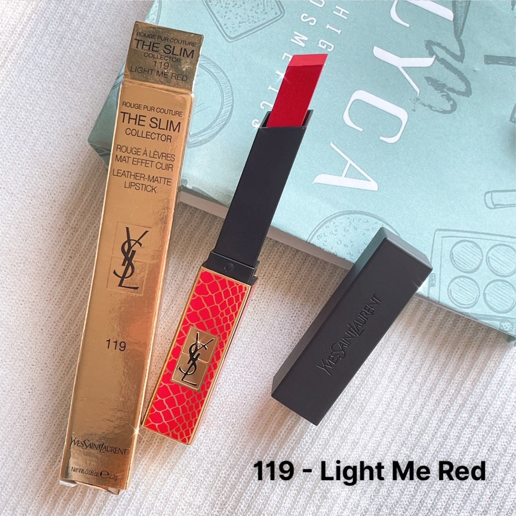 現貨聖羅蘭YSL Slim 小粉條 奢華緞面唇膏#119#204#202#101#107#09#17#21#20#301美妝用
