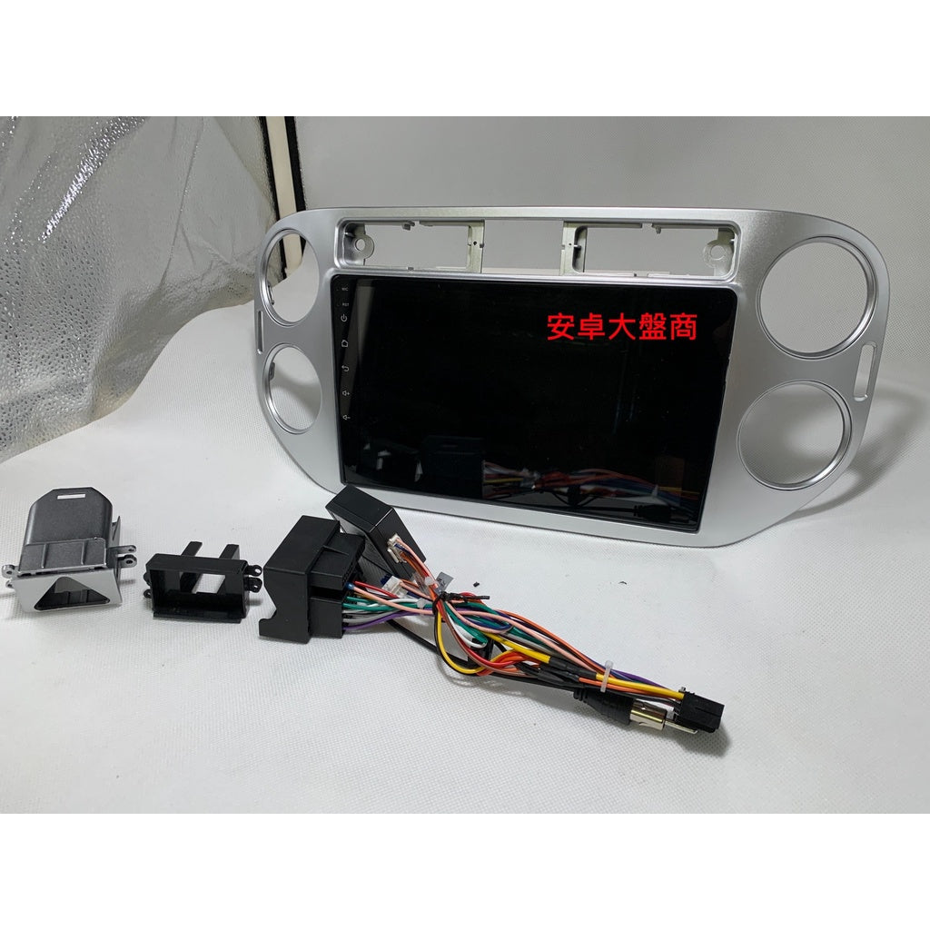 Volkswagen 福斯 VW Tiguan 9吋 安卓面板框 2009~2017 一體成型 車專用最新款安卓 - 台灣批發網