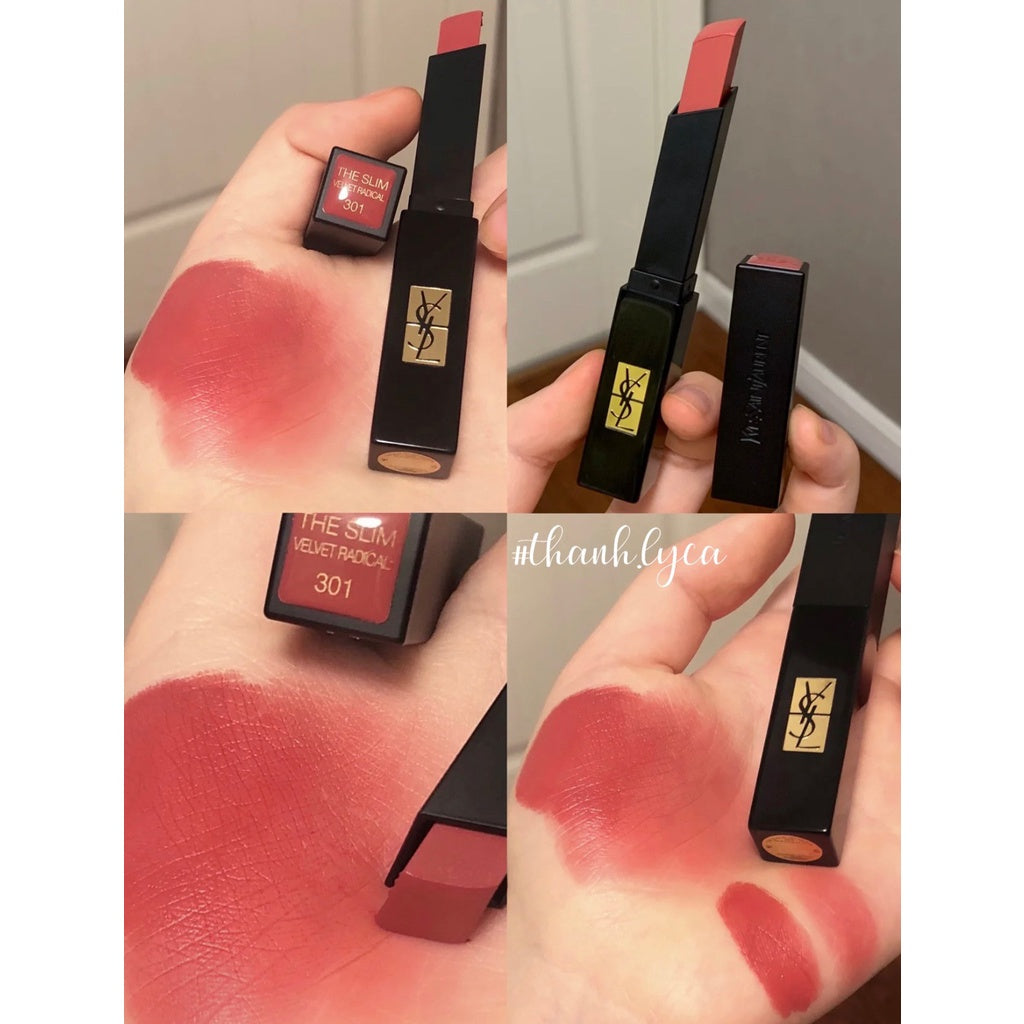 現貨聖羅蘭YSL Slim 小粉條 奢華緞面唇膏#119#204#202#101#107#09#17#21#20#301美妝用