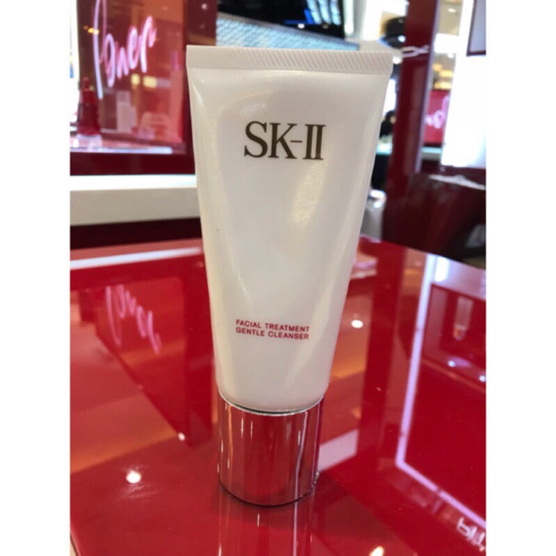 SK2 SK-II 附專櫃紙袋中文標籤百貨公司最新製期專櫃全效活膚洗面乳120g 另有20g