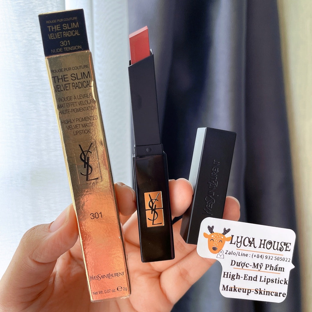 現貨聖羅蘭YSL Slim 小粉條 奢華緞面唇膏#119#204#202#101#107#09#17#21#20#301美妝用