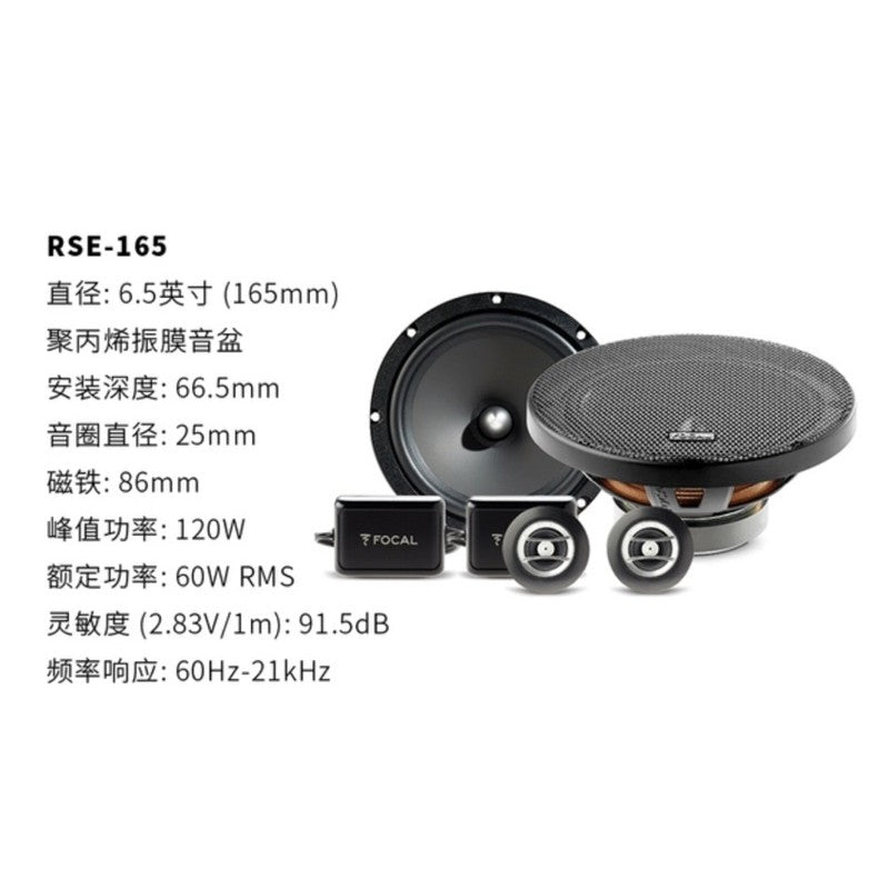 現貨 出清優惠 FOCAL 法國勁浪 RSE-165 6.5吋 分音喇叭 RSE165 RCX165