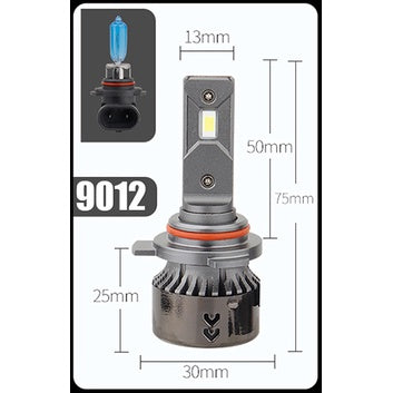 「台灣現貨送小燈」M5 三色LED大燈 車燈 霧燈 LED 大燈 H1 H4 H7 H11 9006「昊睿車品」大貨車 - 台灣批發網