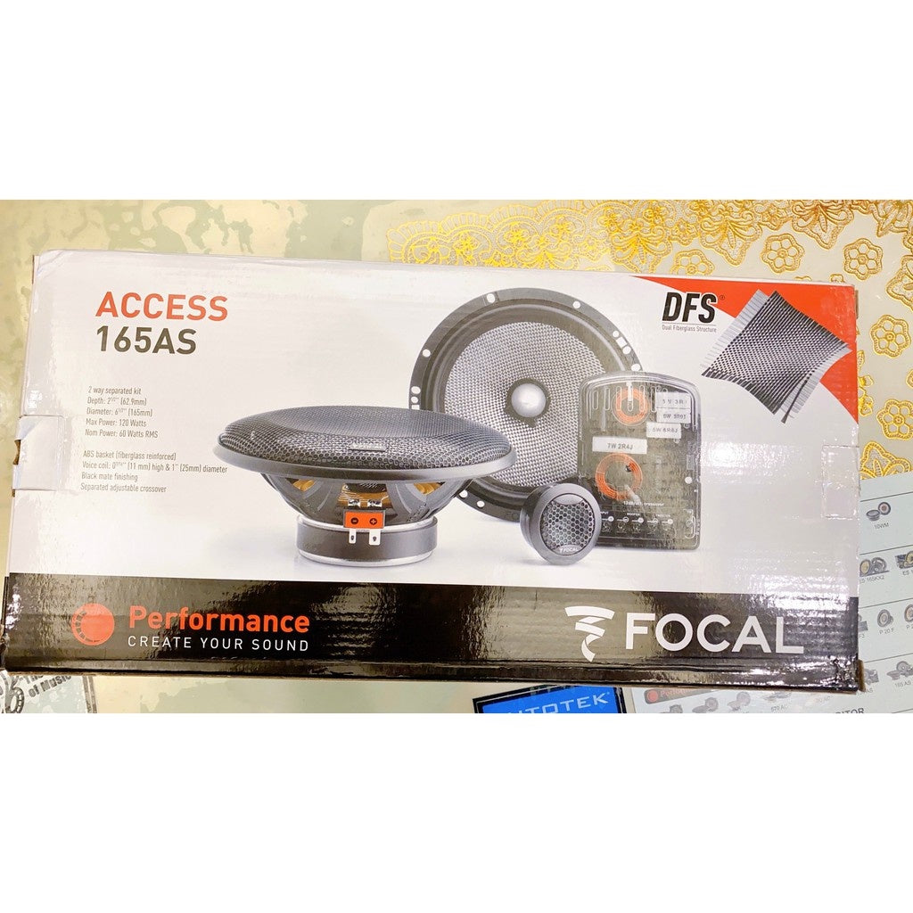 全新法國FOCAL AS165 AC165正品序號勿買到假貨 可議價真品前分音後同軸喇叭套裝