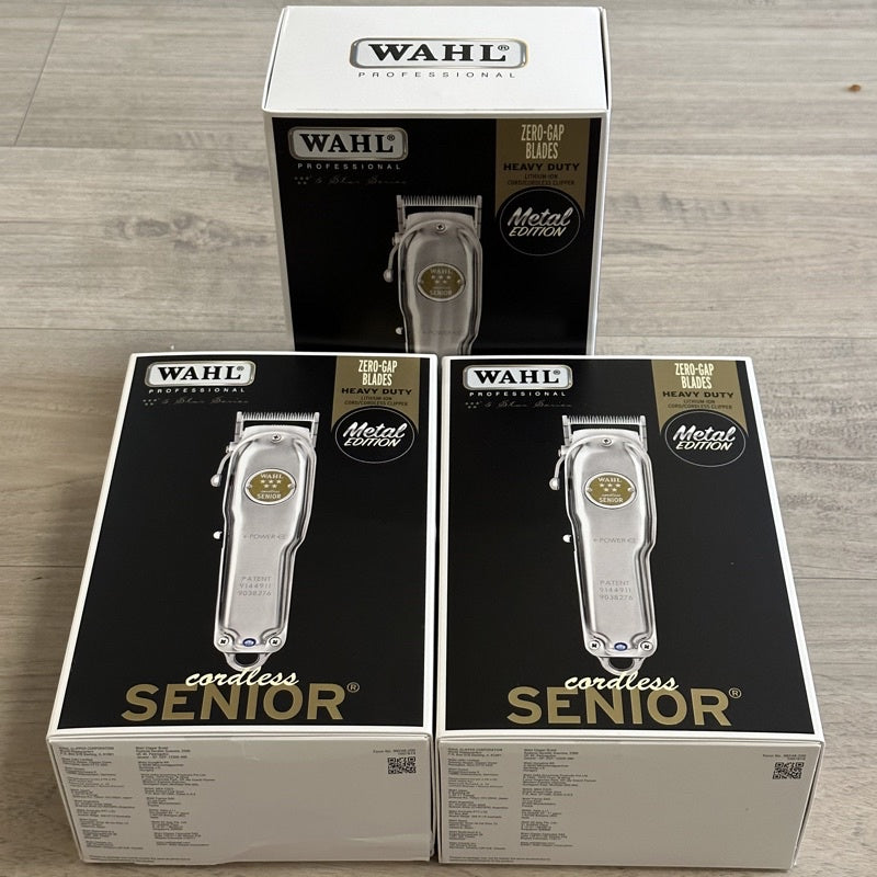 <現貨最後一台 可分期>美規 華爾WAHL 5星 SENIOR 8504 限量款 金屬機身 附充電座 美國製造美妝用 - 台灣批發網