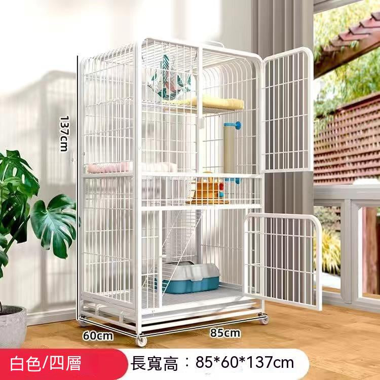 免運 貓籠 大貓籠 貓窩 貓屋 貓跳台 籠子 寵物用品 天窗貓籠 寵物籠兔籠 鐵製猫籠 雙層 三層 四層寵物用品 - 台灣批發網