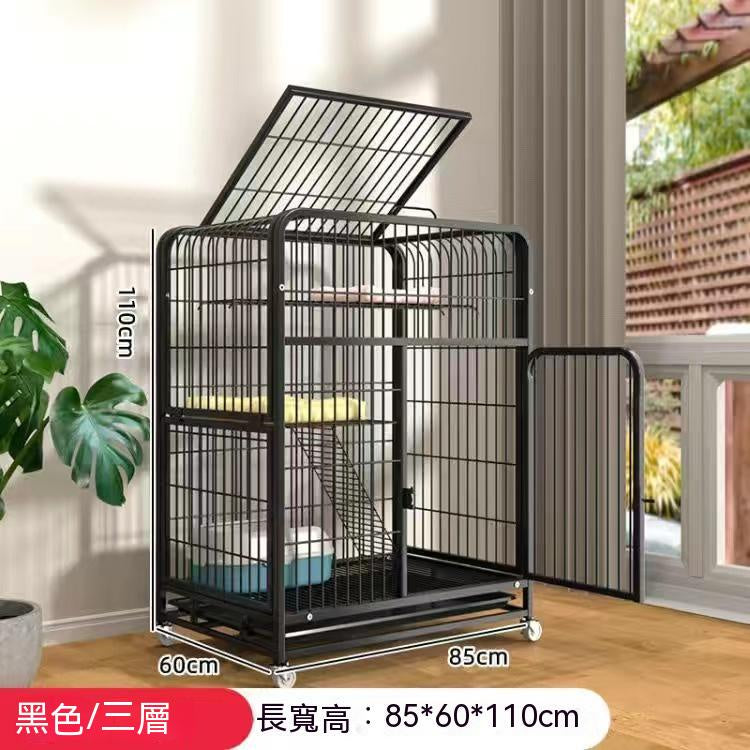 免運 貓籠 大貓籠 貓窩 貓屋 貓跳台 籠子 寵物用品 天窗貓籠 寵物籠兔籠 鐵製猫籠 雙層 三層 四層寵物用品 - 台灣批發網