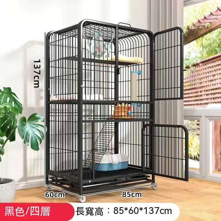 免運 貓籠 大貓籠 貓窩 貓屋 貓跳台 籠子 寵物用品 天窗貓籠 寵物籠兔籠 鐵製猫籠 雙層 三層 四層寵物用品 - 台灣批發網