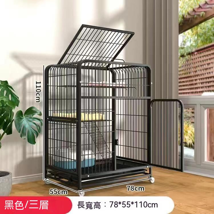 免運 貓籠 大貓籠 貓窩 貓屋 貓跳台 籠子 寵物用品 天窗貓籠 寵物籠兔籠 鐵製猫籠 雙層 三層 四層寵物用品 - 台灣批發網