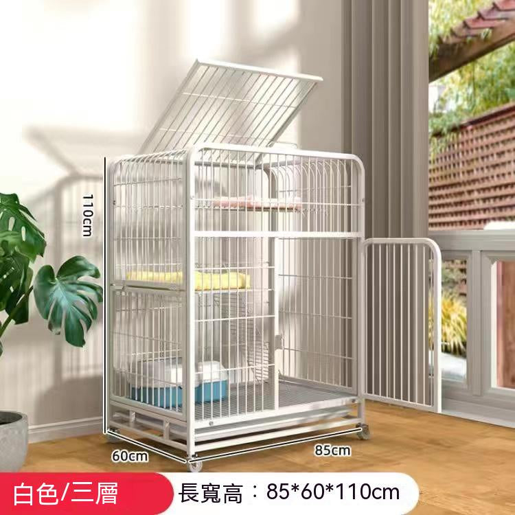 免運 貓籠 大貓籠 貓窩 貓屋 貓跳台 籠子 寵物用品 天窗貓籠 寵物籠兔籠 鐵製猫籠 雙層 三層 四層寵物用品 - 台灣批發網