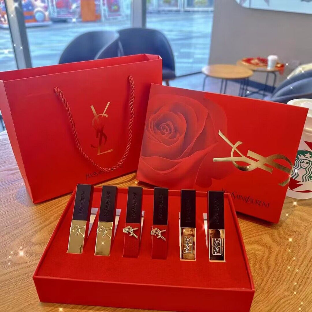 YSL聖羅蘭限量版浮雕小金條口紅三件套裝禮盒1966/28/21生日禮物小樣1g美妝用 - 台灣批發網