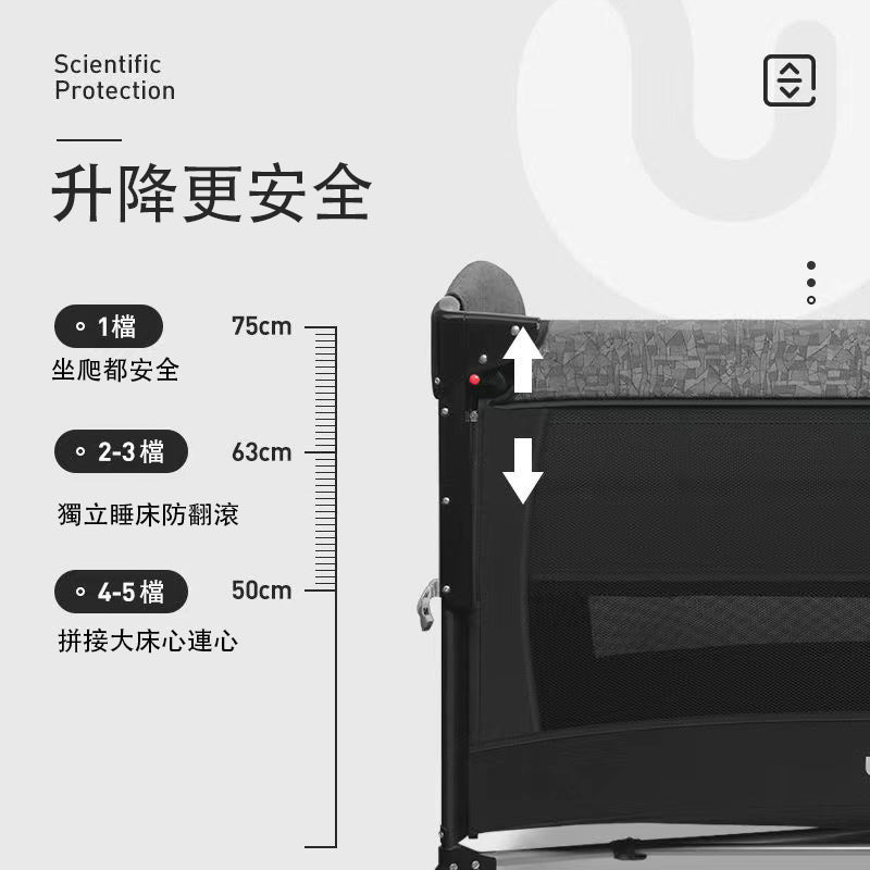 正版ULOP嬰兒床 嬰兒床 可折疊嬰兒床 兒童床 折疊床 遊戲床 嬰兒床 拼接大床款 寶寶遊戲床 寶寶床邊床 便攜免安裝嬰幼兒 - 台灣批發網