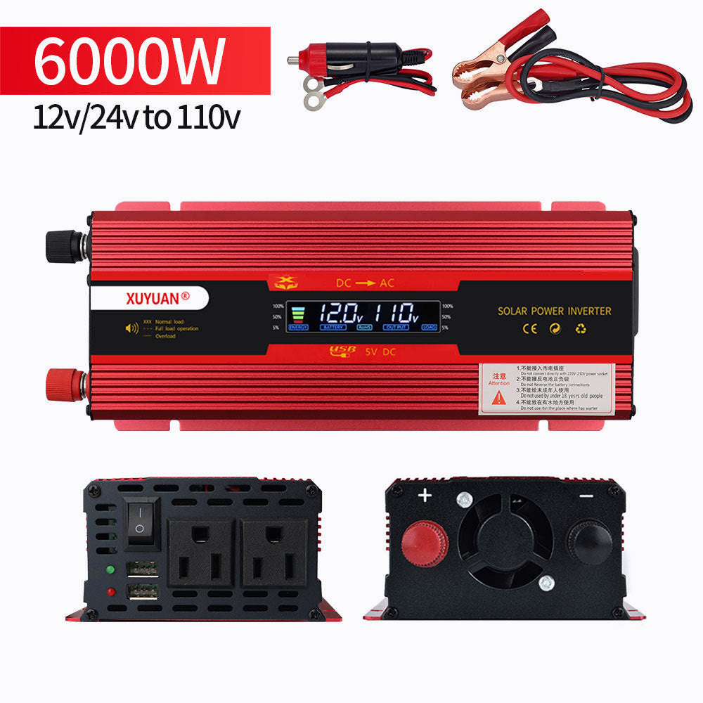 【12H快速出貨】逆變器 12v 轉 110v 電源轉換器 車載逆變器 正弦波逆變器 大功率逆變器 24v 轉 110v大貨車 - 台灣批發網