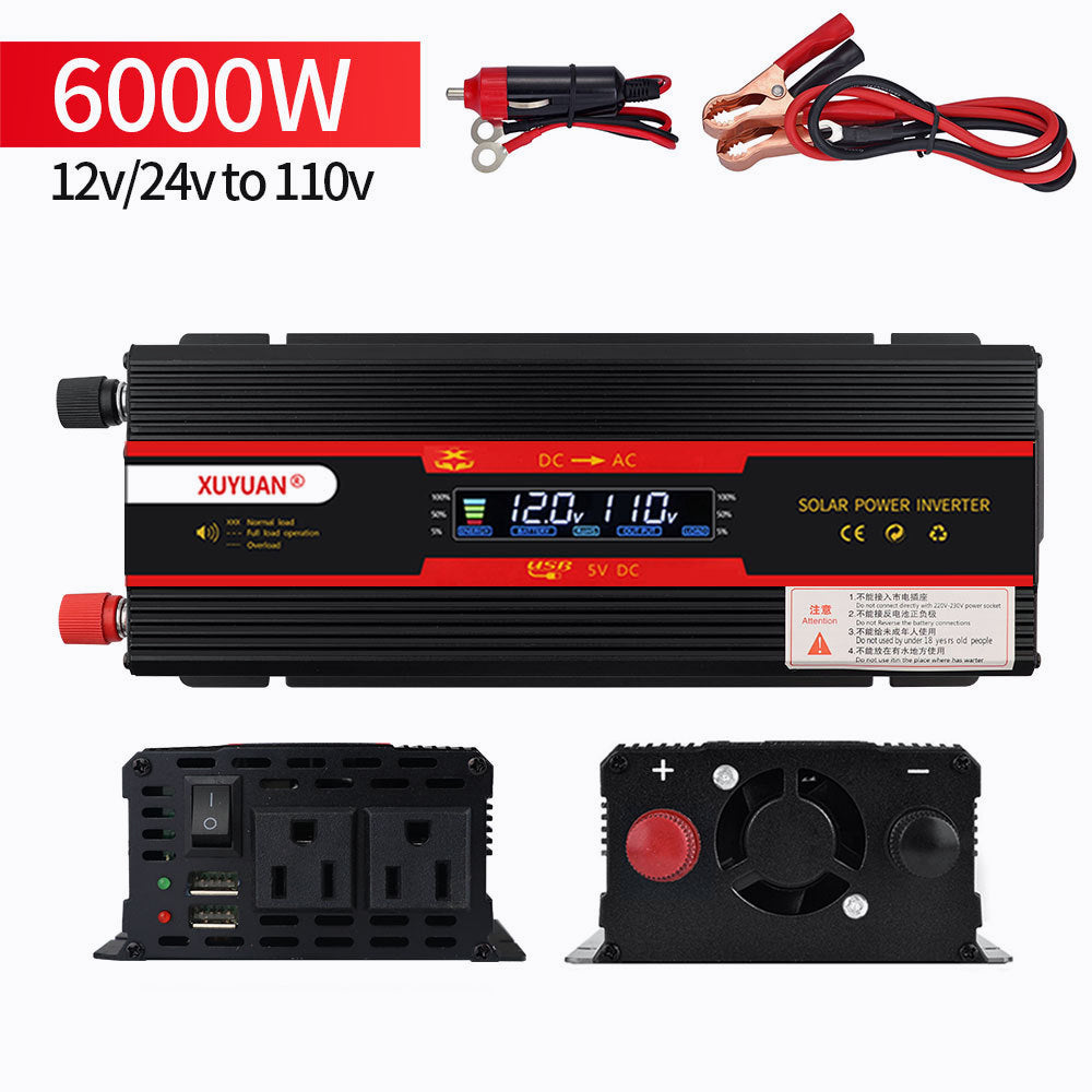 【12H快速出貨】逆變器 12v 轉 110v 電源轉換器 車載逆變器 正弦波逆變器 大功率逆變器 24v 轉 110v大貨車 - 台灣批發網