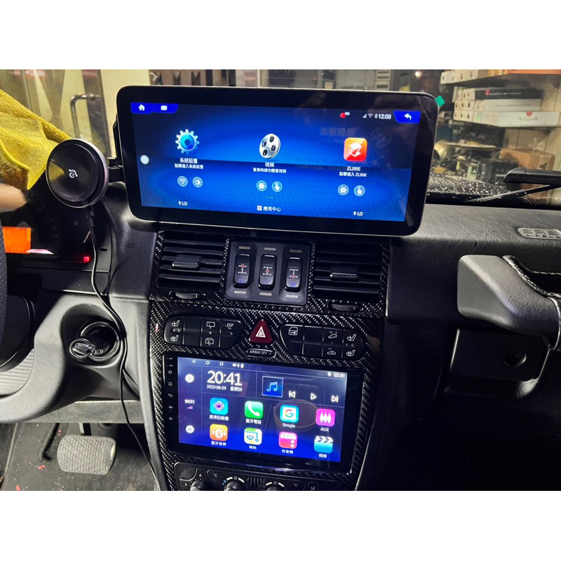 BENZ賓士 Benz W463 G-class Android 8+128G 12.3吋安卓版 IPS觸控螢幕主機/導航/藍芽