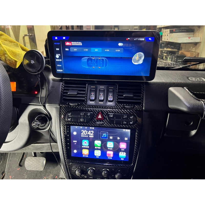 BENZ賓士 Benz W463 G-class Android 8+128G 12.3吋安卓版 IPS觸控螢幕主機/導航/藍芽
