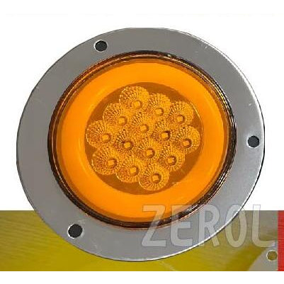 23最新 光圈版【LED 4吋導光條圓尾燈】方向燈 煞車燈 三線雙功能 大卡車 大貨車 工作燈 照輪燈 方向燈 煞車燈大貨車