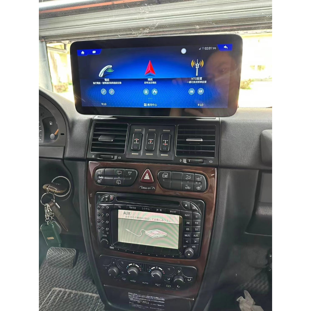 BENZ賓士 Benz W463 G-class Android 8+128G 12.3吋安卓版 IPS觸控螢幕主機/導航/藍芽