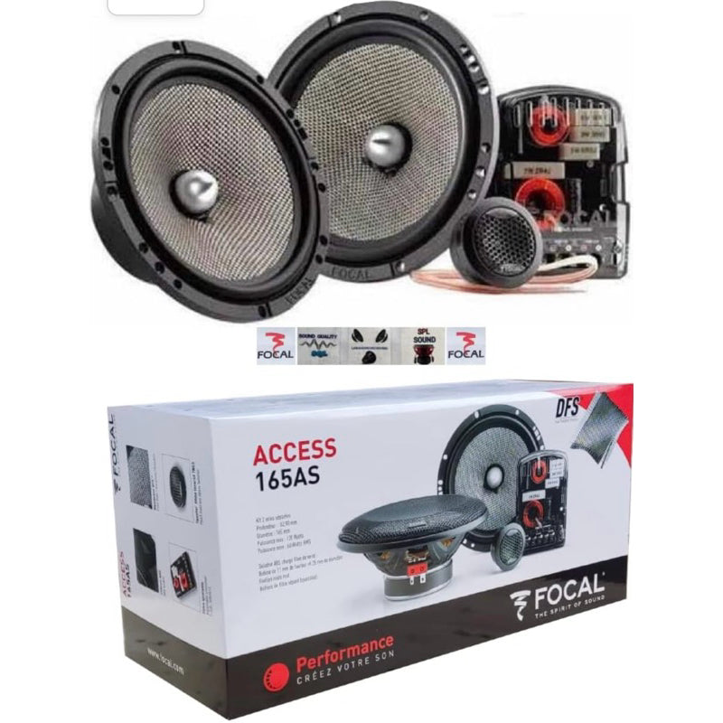 ️打擊假貨,成本大公開 Focal 165AS 165AC 165as3歐洲公司貨 正原廠防偽序號 汽車音響 分音同軸