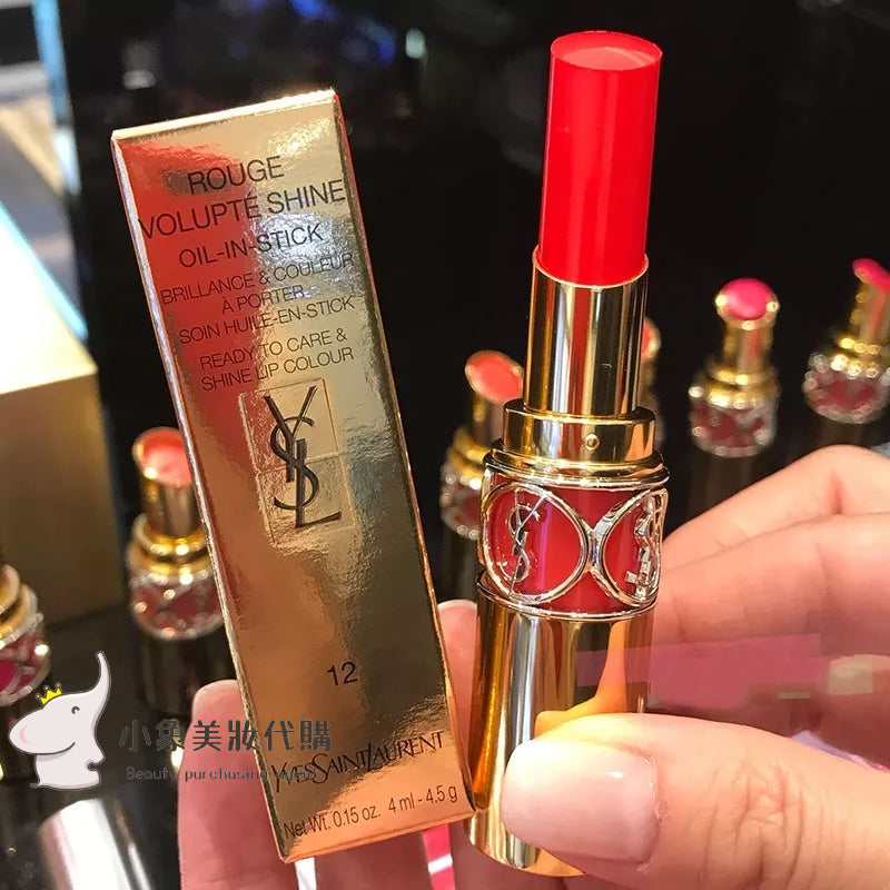 『小象美妝用』ROUGE VOLUPTÉ SHINE 莹亮纯魅唇膏 情挑誘光水唇膏 圆管 口紅 唇膏美妝用 - 台灣批發網