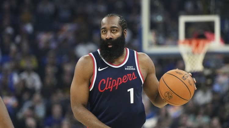 James Harden第2節14分　快艇上半場反以8分領先鵜鶘