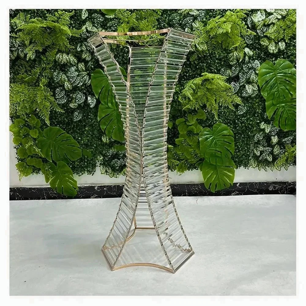 Acrylic Metal Flower Stand, Wedding Centerpieces, Event Flowers, Road Lead, Home Party Decoration, 4/10 Pcs