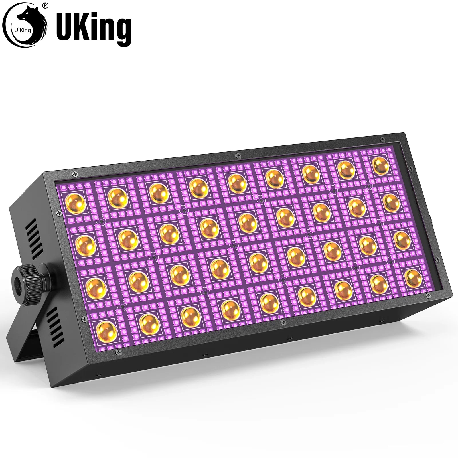 U'King 220W Screen Lights 36RGB Single Point Control Wash Lights Square Curtain Effect Stage Lights For DJ Disco Christmas Party