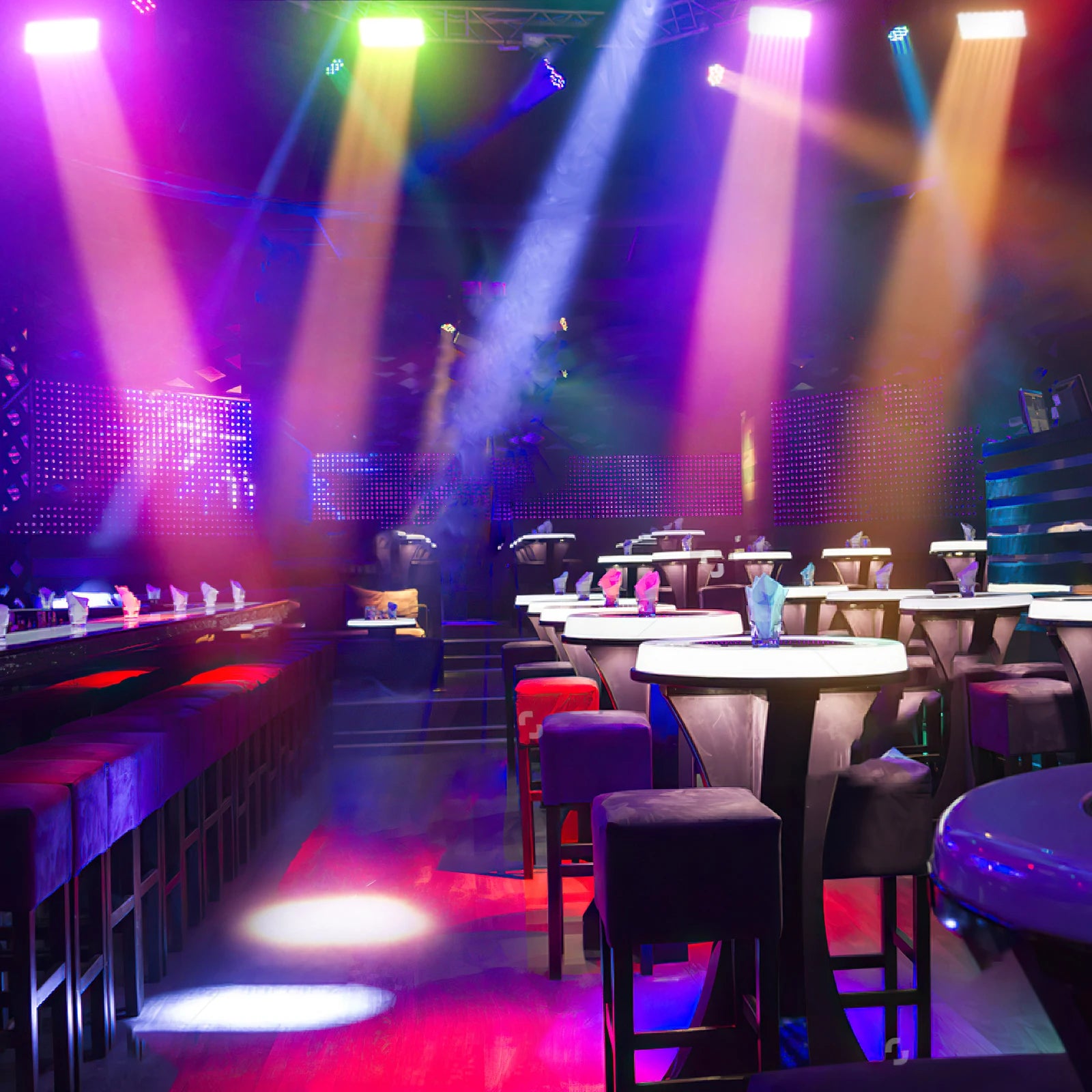 U'King 220W Screen Lights 36RGB Single Point Control Wash Lights Square Curtain Effect Stage Lights For DJ Disco Christmas Party