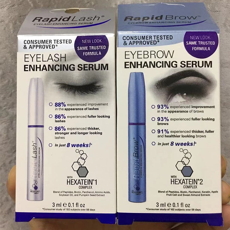 現貨免運  RapidBrow RapidLash 眉毛/睫毛精華液 最新睫毛款 最新眉毛款美妝用 - 台灣批發網