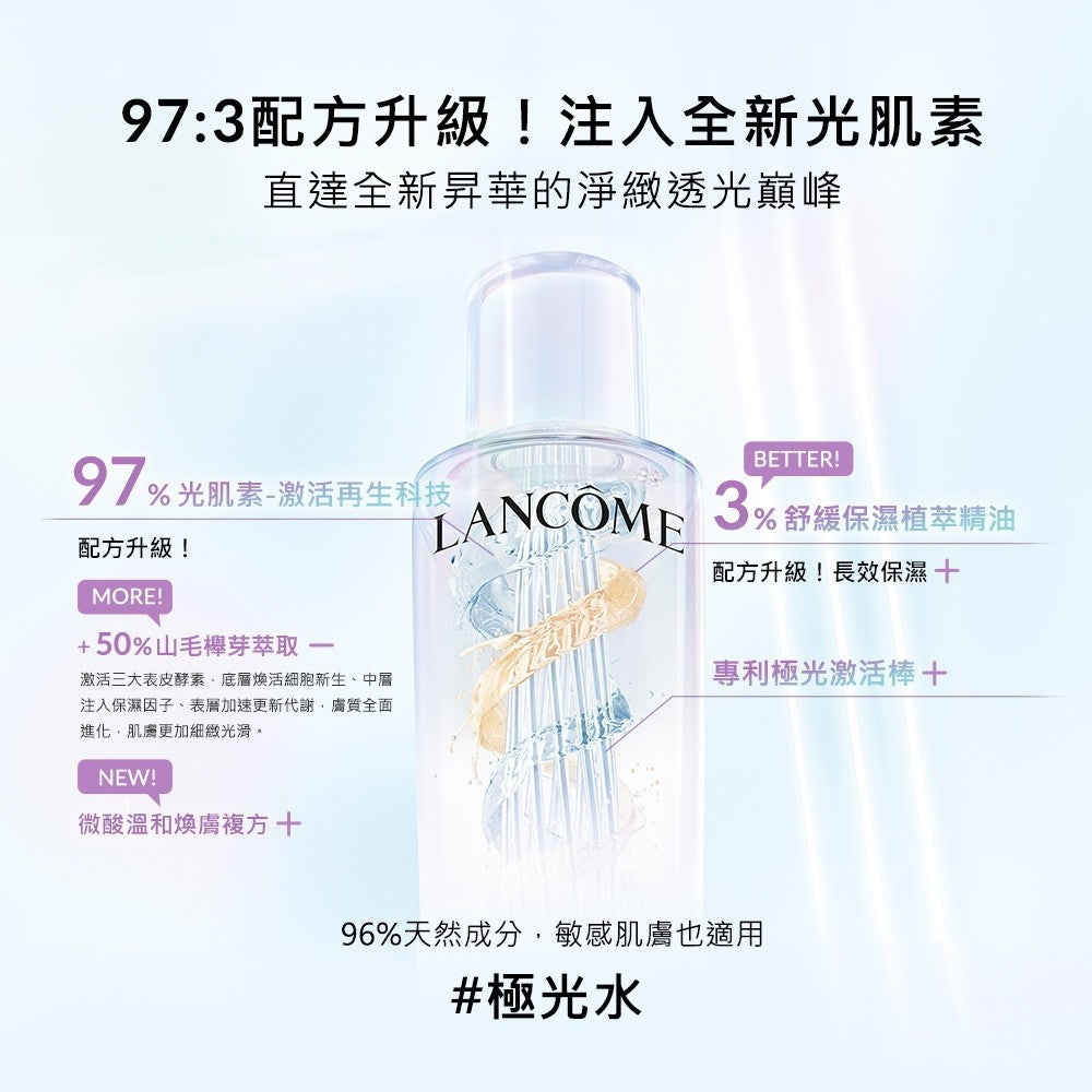 蘭蔻 超極光活粹晶露閨蜜組 四重酸極光水150mlx2 化妝水｜LANCOME官方旗艦店