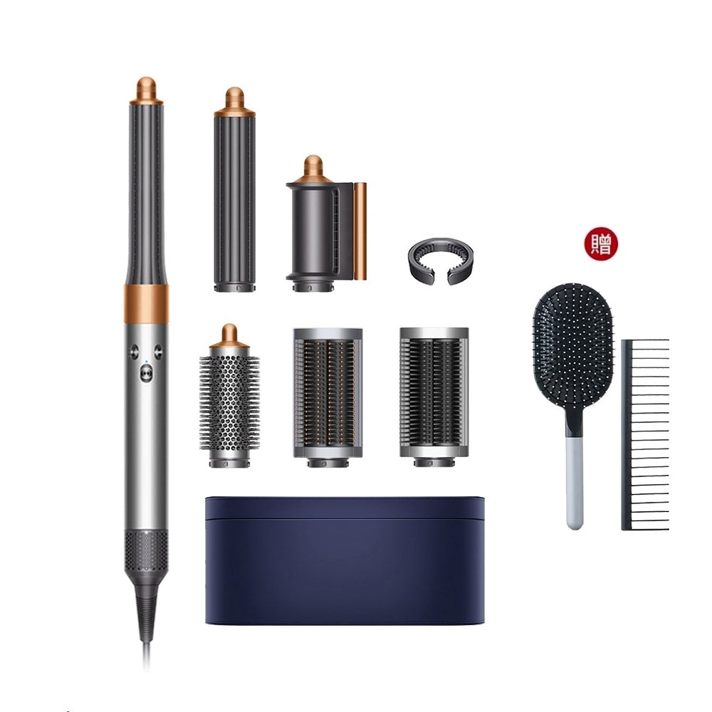 Dyson Airwrap 多功能吹風機/造型器/吹整器 HS05 鎳銀色 長型髮捲版 禮盒版 原廠公司貨2年保固